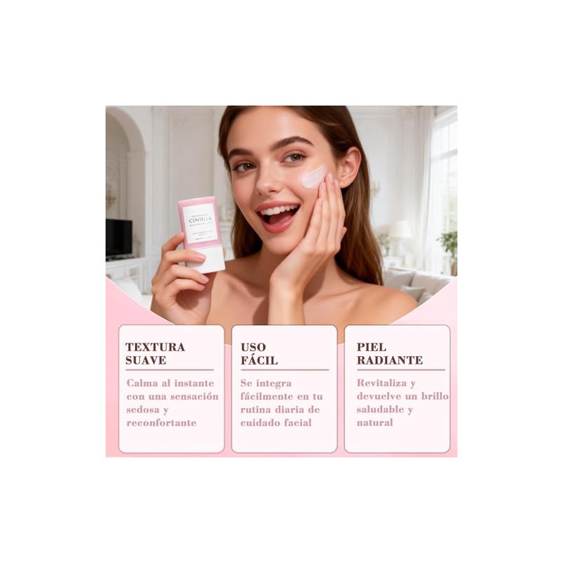 3PC Mascarilla de Arcilla en Barra con Centella Asiática,Poremizing Quick