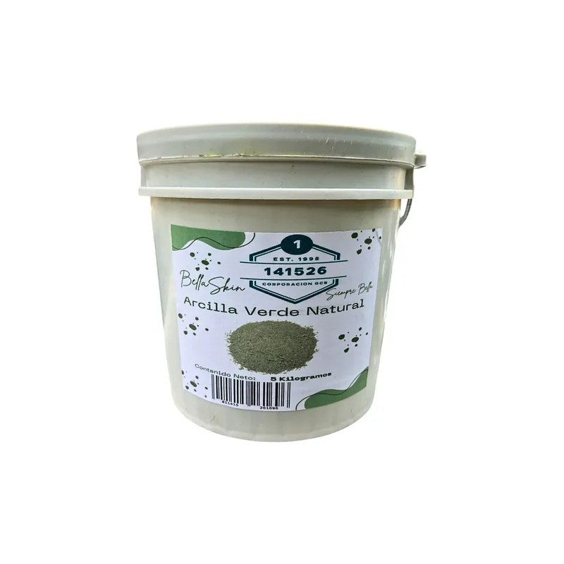 Arcilla Verde Natural Para Mascarillas 5 Kilogramos