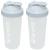 GronG Protein Shaker, White, 20.3 fl oz (600 ml), Set