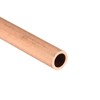 sourcing map Copper Round Tube Straight Pipe Hose 7 mm