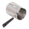 Coffee Milk Frothing Pitcher Cup 304 Stainless Steel Long Handle