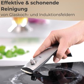 GEFU Vitro Ceramic Hob Scraper Blanco, For Induction and Glass Ceramic Ovens