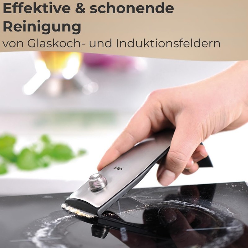 GEFU Vitro Ceramic Hob Scraper Blanco, For Induction and Glass