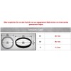 4x Centring Rings Diameter: Outer 60.1 mm + Inner 56.1