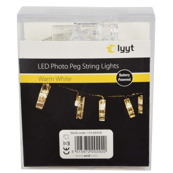 Lyyt | Photo Clip String Lights | White