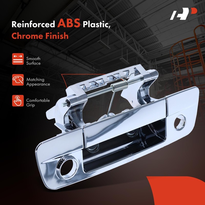 A-Premium Tailgate Handle Liftgate Latch Handle with Camera Hole Compatible