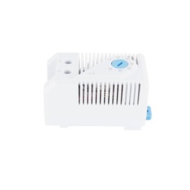 Alide 0-60 ℃ Compact Thermostat, Adjustable Mechanical Electric Temperature Controller Switch (Blue Button)