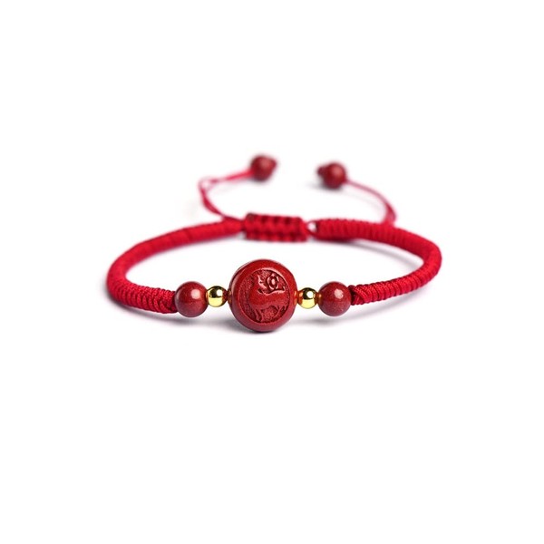 VINCHIC Chinese Zodiac Bracelet Red String Feng Shui Bracelet Tai
