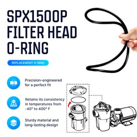 2 Pack SPX1500P Pool Pump Lid Strainer O-Ring and SPX0327 Waterproof Lub for Hayward Swimming Pool Filter Powerflo 1500 1700 Series and LX Series Pump for Most Pool O-Ring Gasket Silicone Lubricant