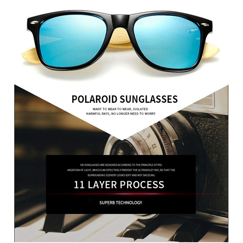 Long Keeper - Gafas de sol polarizadas de madera de