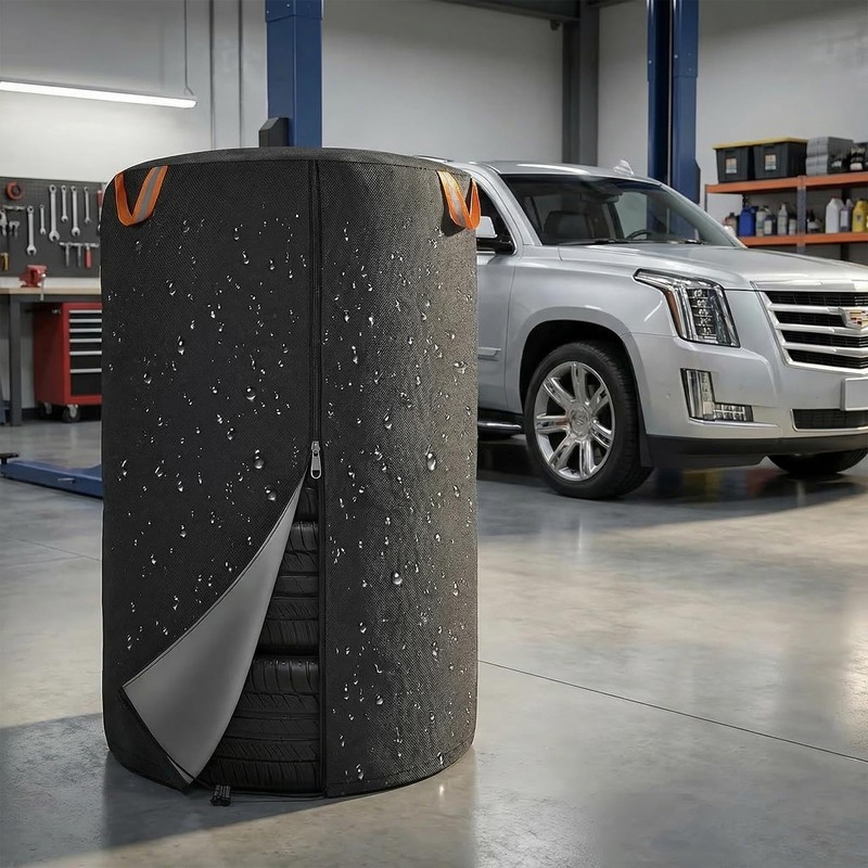 YERGOFE Tire Covers Set for Storage Large Tire Storage Bags,