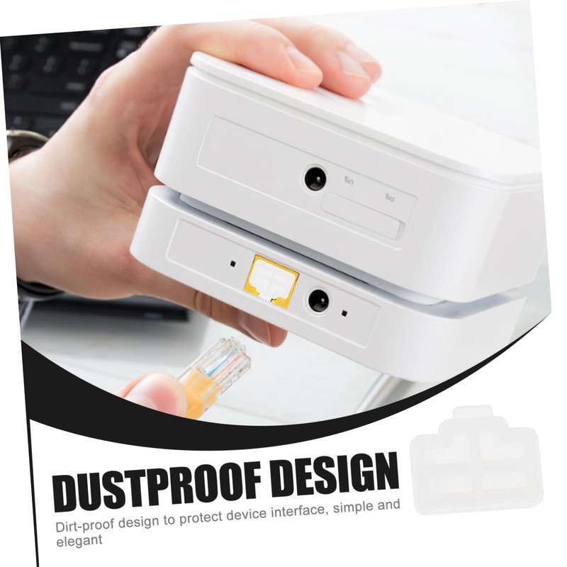 CAXUSD 50pcs Ethernet Port Dust Plug Covers Dust Protector for