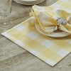 Park Designs Buffalo Check Backed Yellow Table Runner 13" x