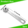 2 Pcs 1/2 tsp Measuring Spoon (2.5 cc, 2.5 ml)