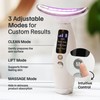 Facial & Neck Massager – 7-Color LED Heated Vibration Face
