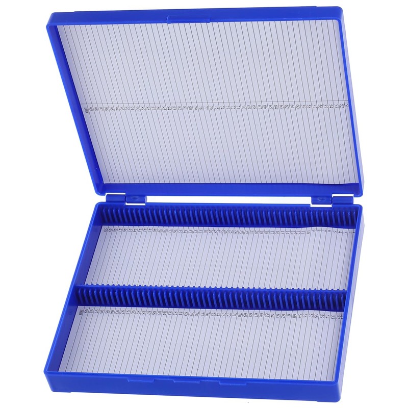 ledmomo Box Pathology Slide Box Microscope Slide Storage Case Reusable