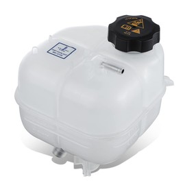 Auto Dynasty CH3014161 Factory Style Car Coolant Overflow Reservoir Tank with Cap Compatible with Chrysler 200 Jeep Cherokee 2.4L 3.2L 3.6L 14-18, White