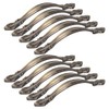 10 Sets Bronze Tone Handle Pull Cabinet Hardware for Dresser