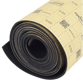 AggSound 1/4inch Thickened Sound Deadener for Multiple Use,High Density Foam with Adhesive,for Car, Boat, RV Shield Insulation Dampening Mat, 16" x 60" x1/4"