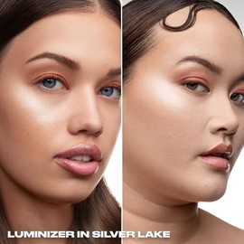 URBAN DECAY Urban Decay Face Bond Waterproof Luminizer (Silver Lake - Y2K Frosted Glaze), All-Over Liquid Highlighter + Bronzer, with 3% Niacinamide, Smudge-Resistant, Transfer-Resistant - 1 fl oz