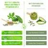 Bitter Melon Capsules| 150 Vegan Capsules| 150 Days Supply| 10,000mg