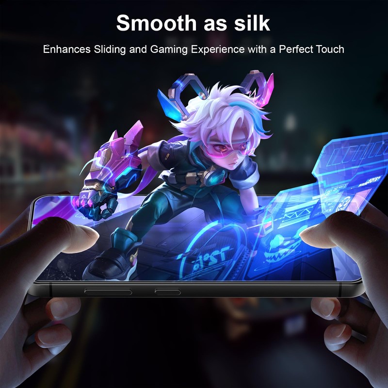 Esanik for S25 Anti Reflective Screen Protector, Anti-Glare & Fingerprint