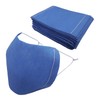 Cubrebocas de 2 capas paquete con 100 piezas (Azul cielo)