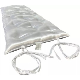 Danfuton Queen Floor Rolling Futon Mattress, Cotton Shikifuton Bed 3x60x80 Satin White