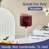 Lueumxc Plastic Goblets Wine Glasses - 12Oz Acrylic Wine Glasses