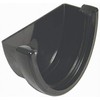 (115mm End Cap EXT) In the Floplast (BLACK) Hi-Cap Guttering range GUTTER:115mm DOWNPIPE: 68 or 80mm Select Individual components as required