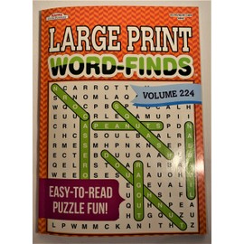 Kappa Publication 3842 Large Print Word-Finds Assorted Volumes, Multi