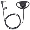 Auriculares de goma suave en forma de D de 3,5