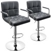 Huracan Swivel Counter Height Stool Set of 2 Grey Bar