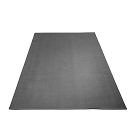 Gym Equipment Home Floor Large Workout Exercise Mat with Carry Strap and Training Gloves Set By Trademark Innovations