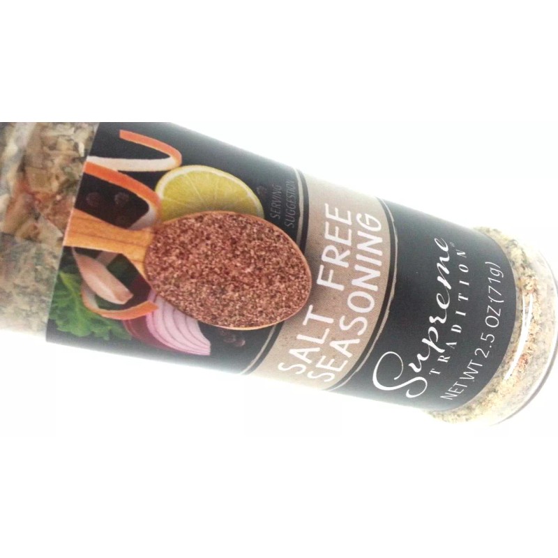 Supreme Tradition ( LOT of 10 Bottles ) Salt-Free Seasoning-Blen