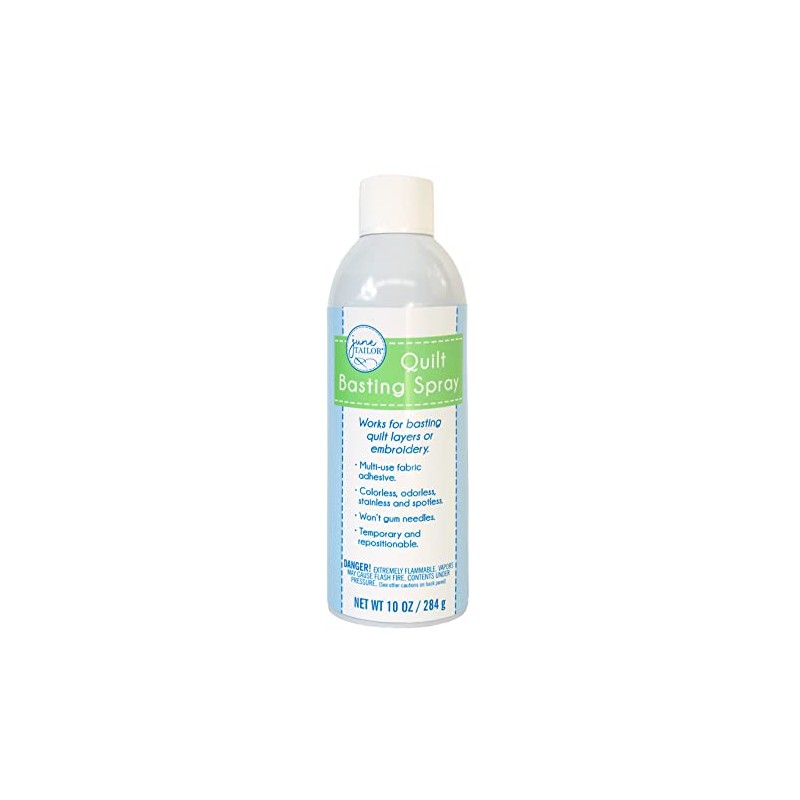 June Tailor JT440 Quilt Basting Spray, 10 ounce can Blue