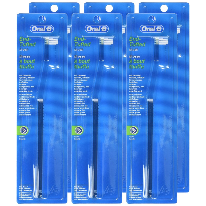 Oral-B End-Tufted Denture Toothbrush (Pack of 6)