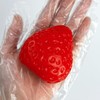 2PCS Big Strawberry Squishies for Adults Relaxation, Handmade Sticky Squishies