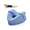 Ergonomic Knee Support Pillow for Side Sleeping – Polyester Leg