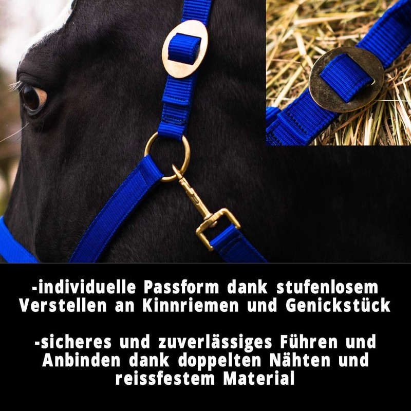 Pferdelinis Headcollar for Mini Shetty Halter for Wooden Horse -