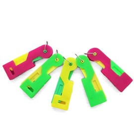 Automatic Sewing Needle Threader 5Pcs Plastic Hand Sewing Threading Tools Needle Threader Random Tools Sewing Color Handle Plastic Tool
