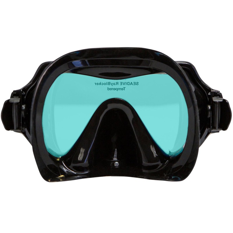 SeaDive Eagleye RayBlocker-HD Mask - Black Silicone