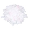 1000Pcs Snowflake Confetti 0.9in Vibrant Color Reusable Plastic Multi Purpose