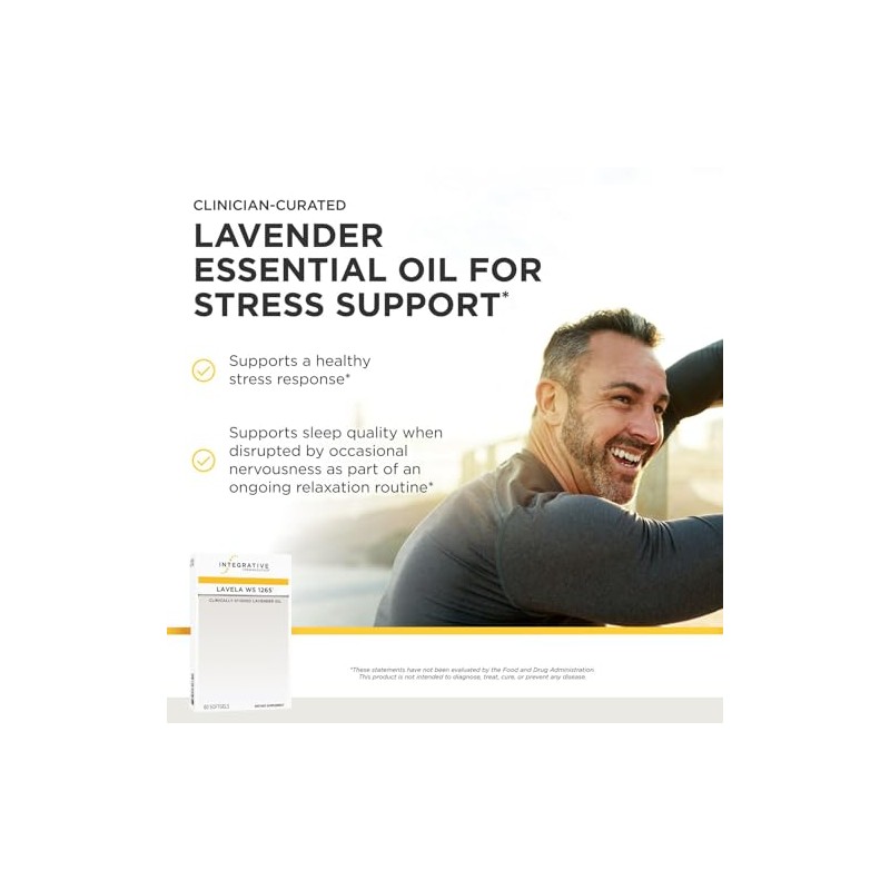 Integrative Therapeutics Lavela WS 1265 - Silexan Supplement for Sleep