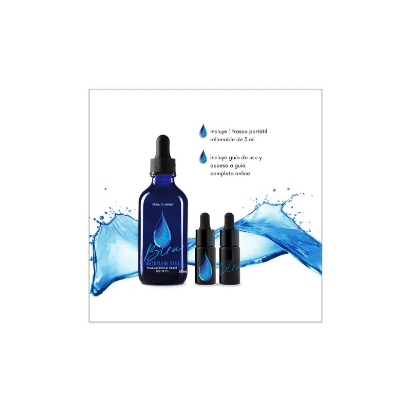 Azul De Metileno Grado Farmacéutico Al 1% 60ml Usp 99.7%