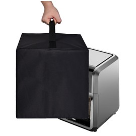 Dust Cover for Air Fryer Waterproof Compatible With CHEFMAN 10 Quart / 12-Quart 6-in-1 RJ38-1 Air Fryer Oven (Black, For 12 Quart)