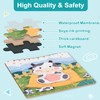 NEBURORA Magnetic Puzzles for Toddlers, Educational Travel Toys Car Plane
