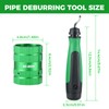 Yetaha Pipe Deburring Reamer Tool Set, Copper PVC Pipe Deburring