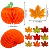 Jaloro 5 Pieces Fall Tissue Pumpkin and 200 Pieces Autumn