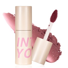 INTO YOU Matte Lipstick, Super Stay Lipstick for Women, Lip Stain Long Lasting Waterproof, Lip Mud Soft Lightweight, Smooth Lip Clay Mousse, Dual-Use For Lips And Cheek, Pink Lipstick (C4)
